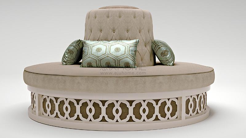 JOSHUA round bench 圓休閑椅