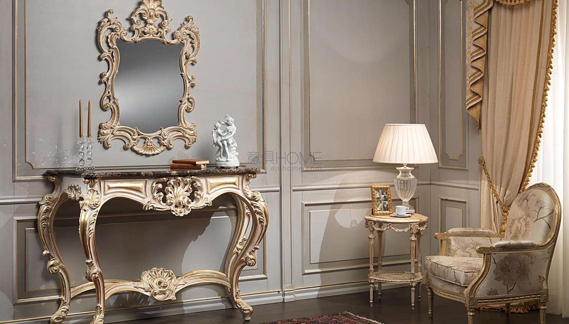 Console White and Gold 玄關桌