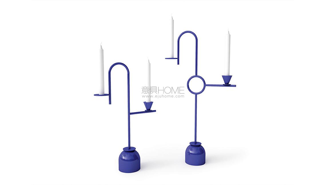 BLUE CANDLEHOLDERS燭臺
