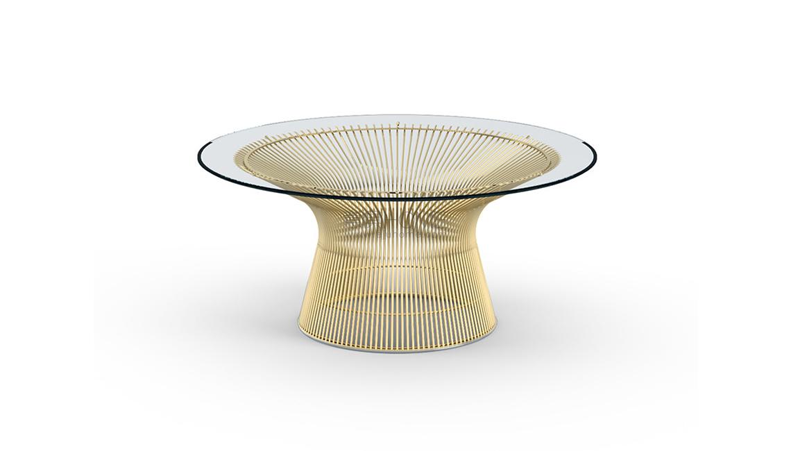 KNOLLPlatner Coffee Table - 36 in Gold餐桌