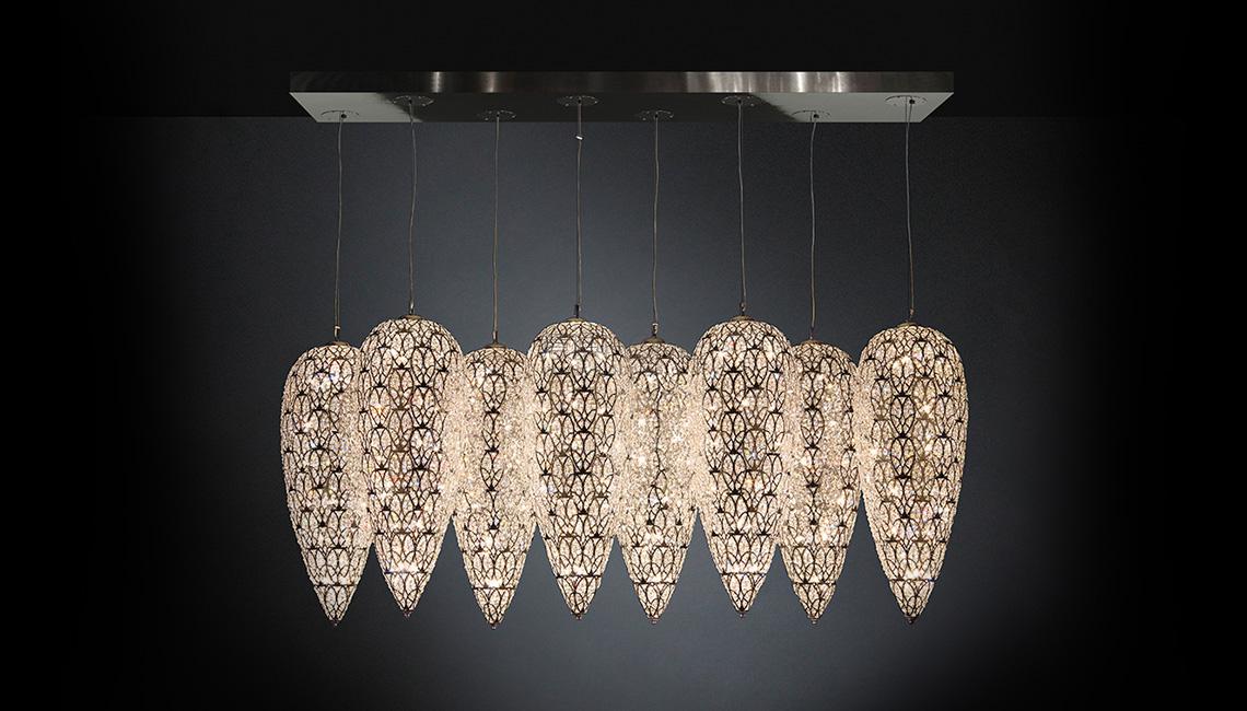 ARABESQUE LIGHTFALL SENSATION X 8吊燈