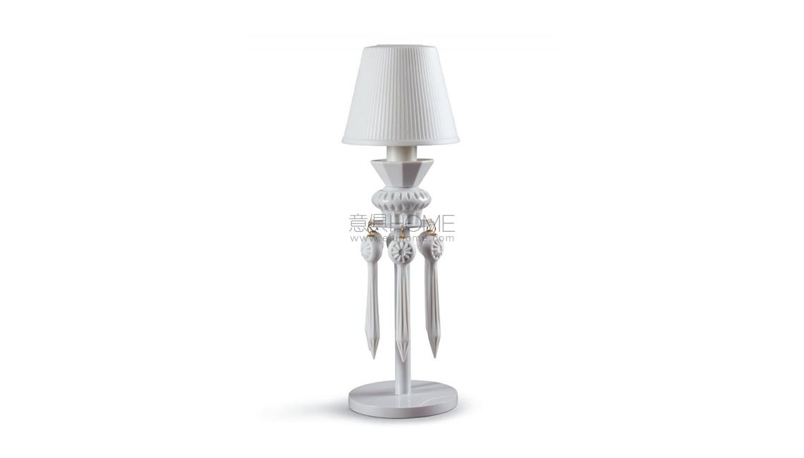 Belle de Nuit Lithophane Table Lamp. White臺燈