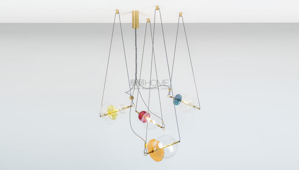 Chemistry Trapezi - 4 Piece Chandelier 吊燈