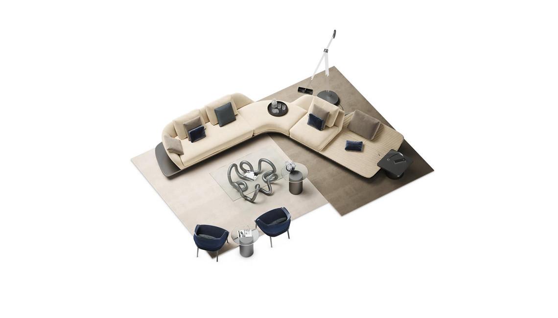 SEGNO SOFA CHAISE LONGUE組合沙發