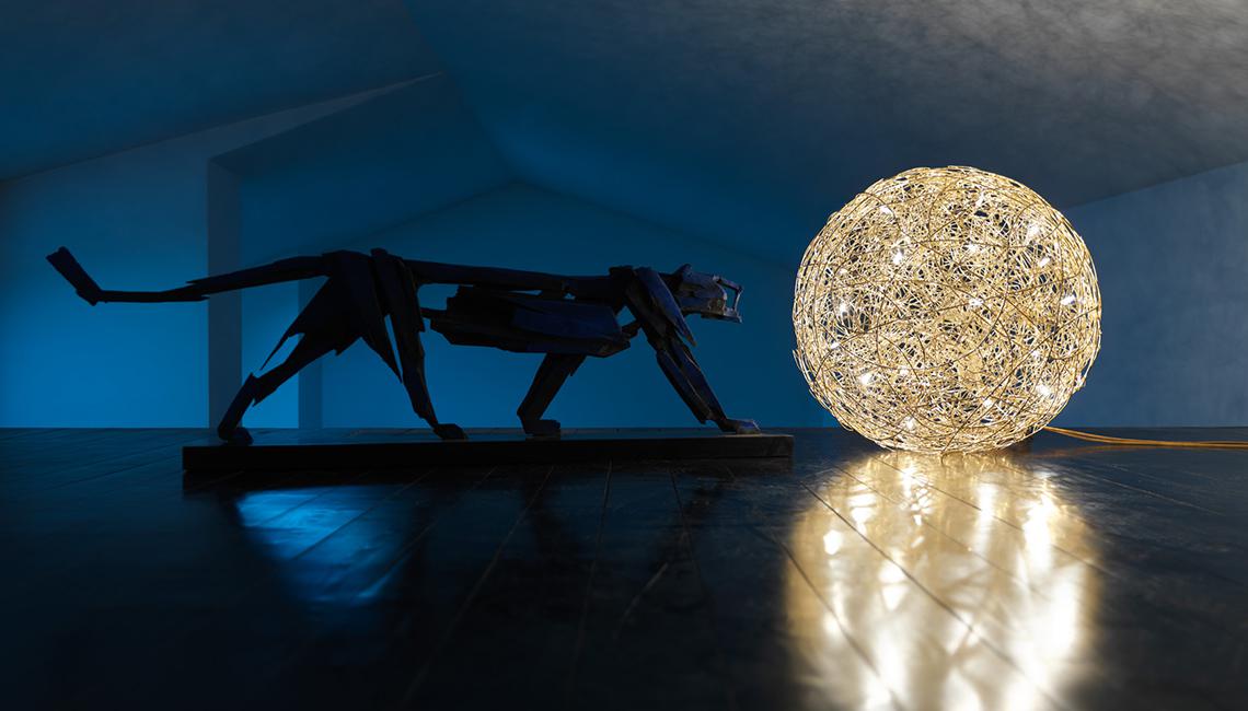 Fil de Fer F落地燈