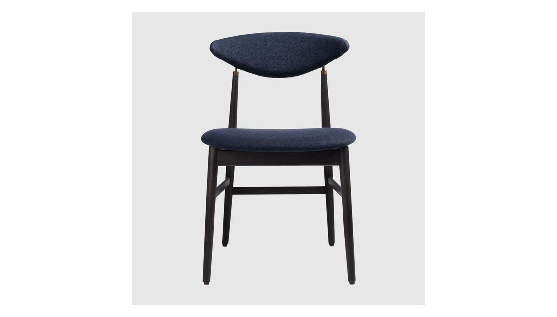 Gent Dining Chair - Fully Upholstered, Wood base椅子