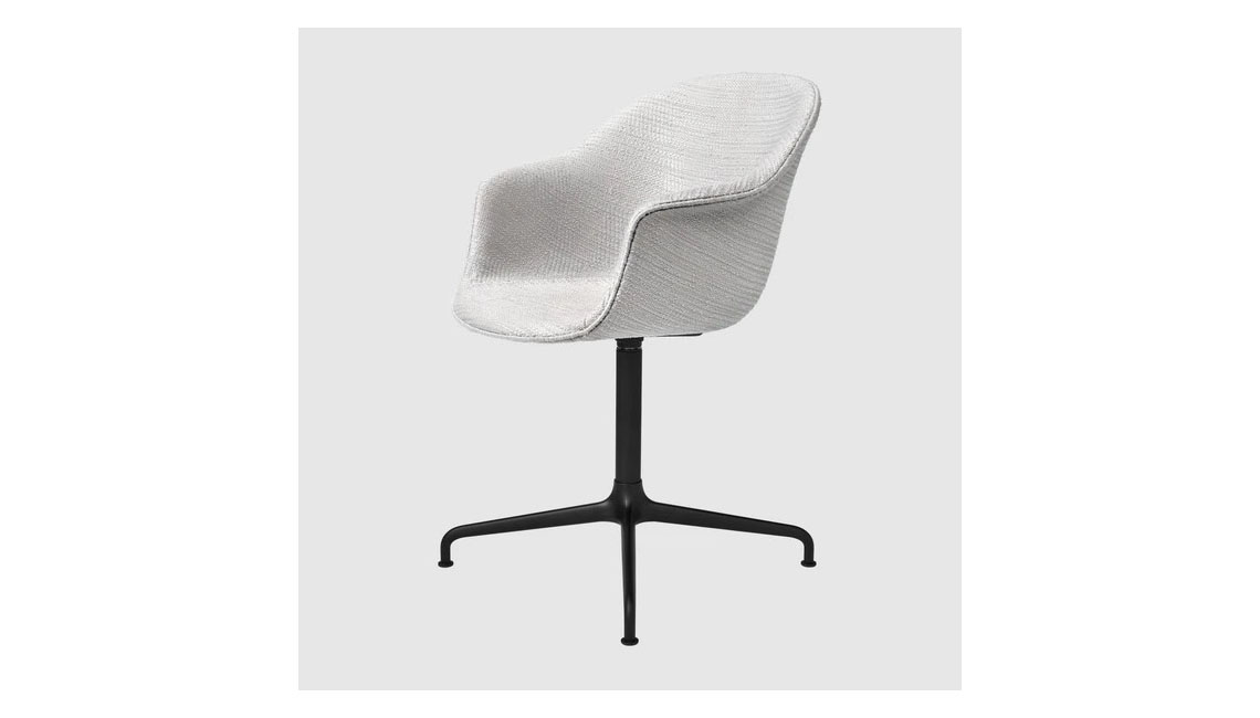 Bat Meeting Chair - Fully Upholstered, 4-Star base書椅