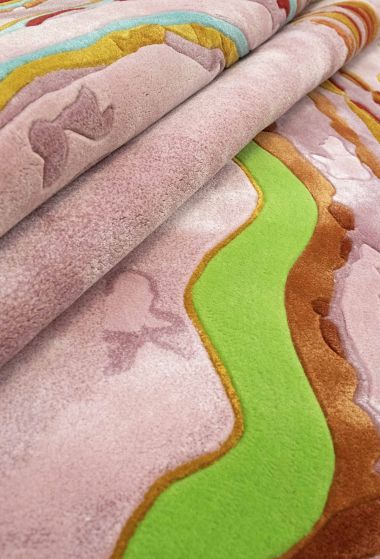 SAHRAIAGATA PINK MOSS地毯