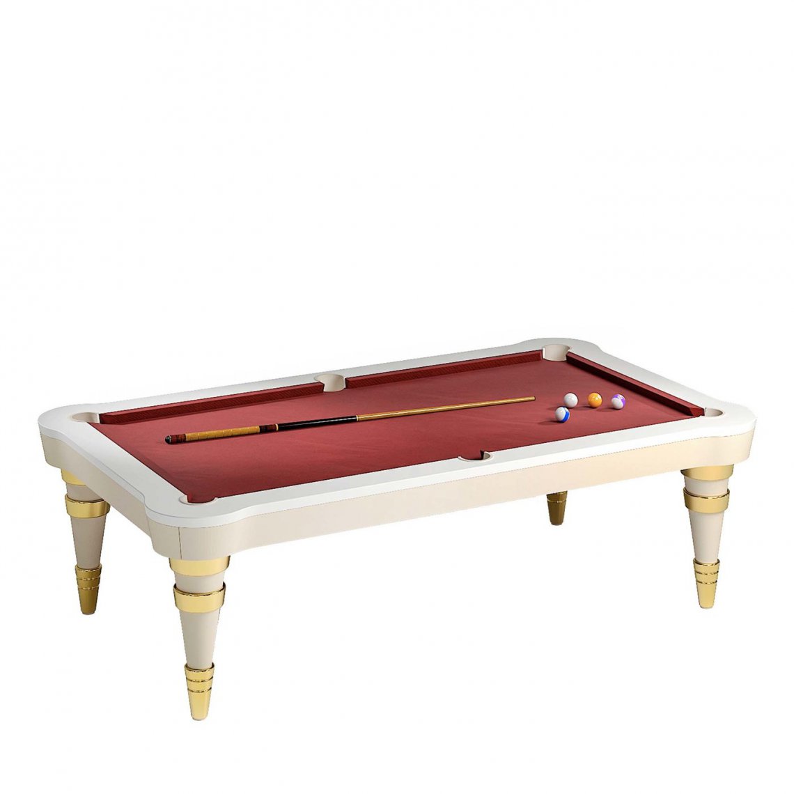 Vismara DesignREGIS BURGUNDY POOL TABLE臺球桌