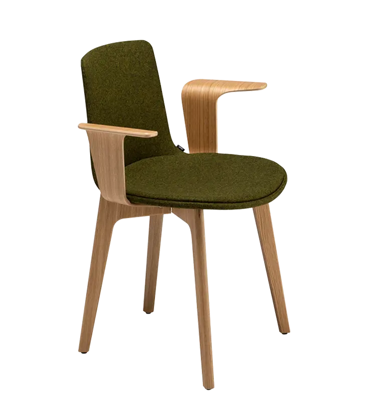 eneaLottus Wood armchair休閑椅