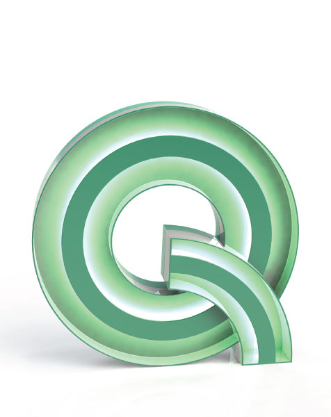 DELIGHTFULLLETTER Q GRAPHIC臺燈