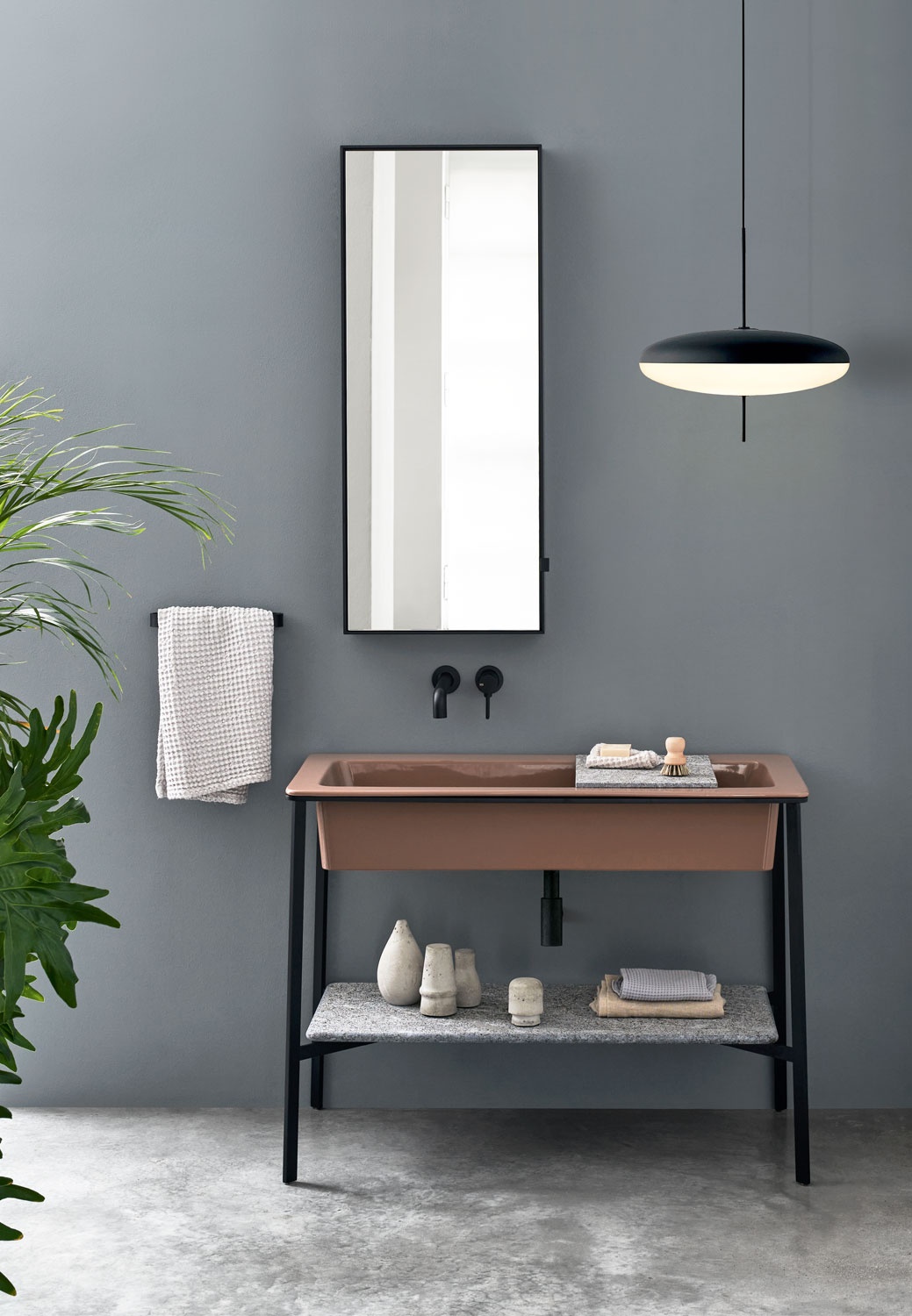 CIELO帶擱板的 Catino Rettangolare