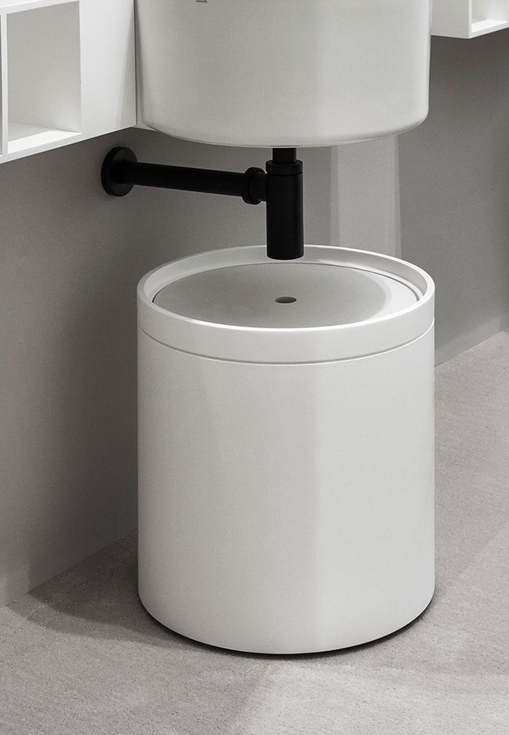 Pouf Otto Tondo帶儲物軟墊