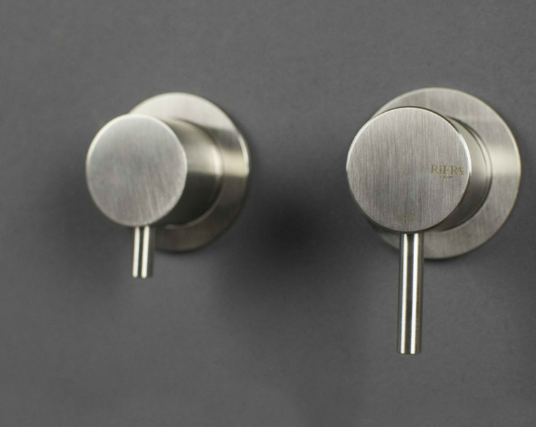 RIFRAParte esterna miscelatore e deviatore da parete doccia, con rosette circolari衛浴