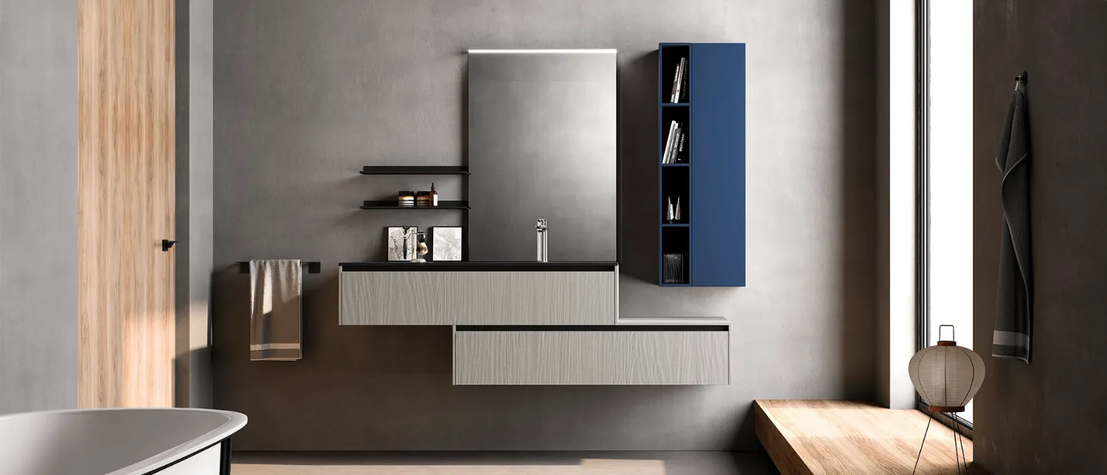 ARCHEDATULLE 03懸掛式抽屜浴室柜