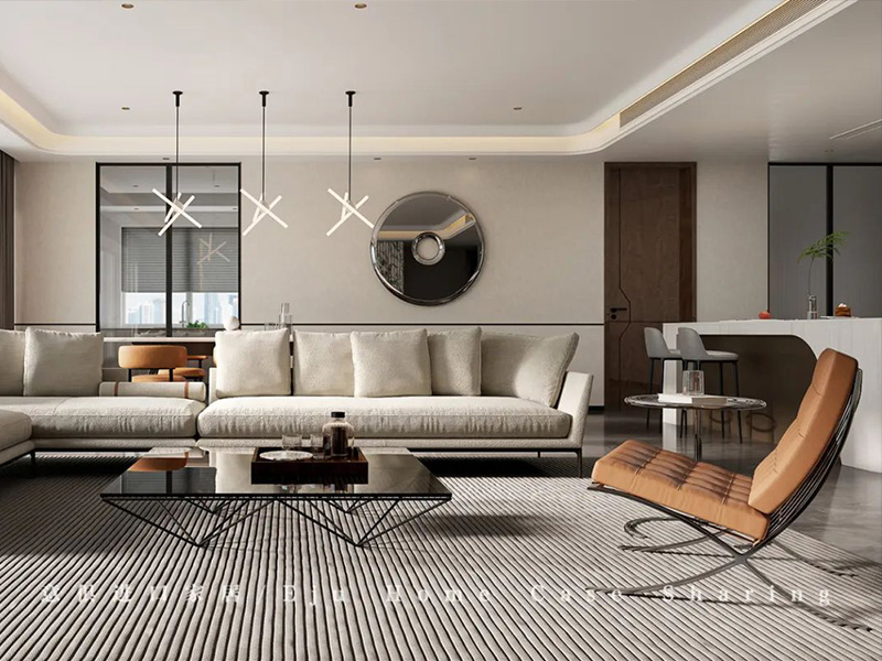 現代大平層的超大橫廳怎么裝點?一口氣給你三個選擇方案！