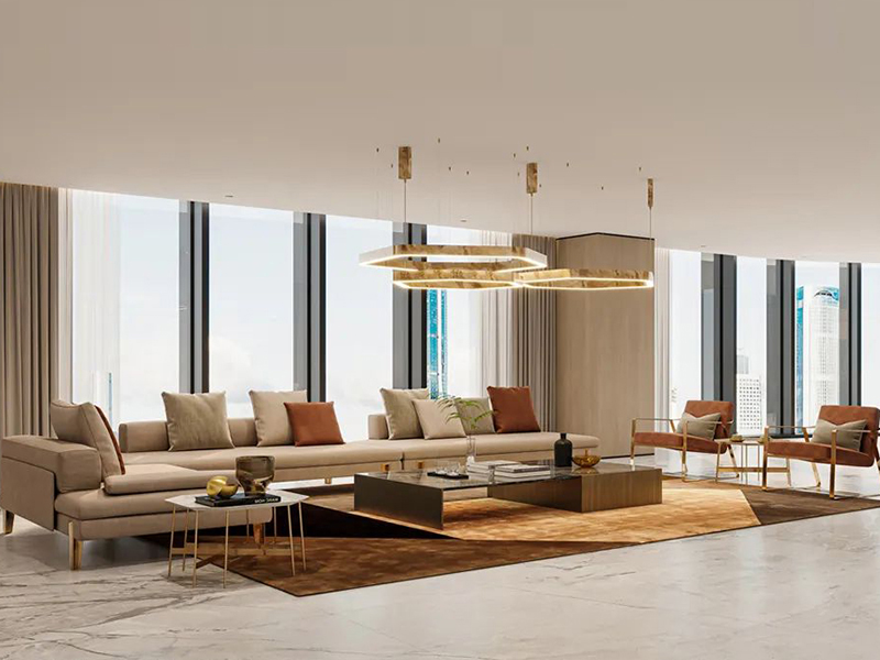 總裁風大橫廳怎么裝？看意式輕奢如何把高級感拉滿 | Minotti、HENGE