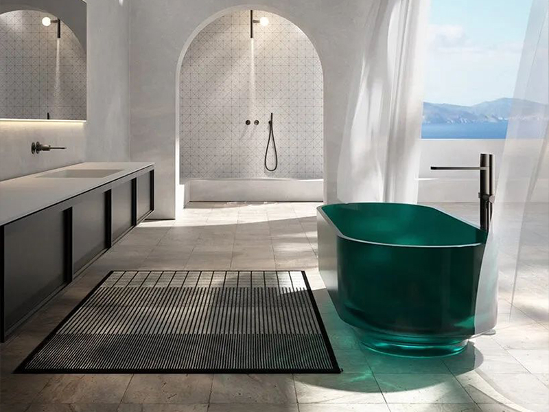 antoniolupi樹脂材質開箱，這通透的質感太迷人了！